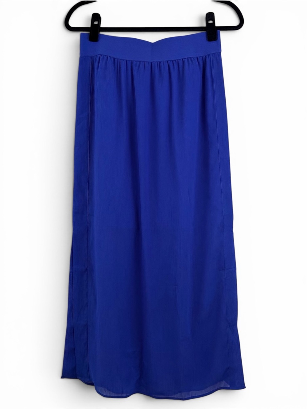 Ann Taylor Cobalt Royal Blue Maxi Skirt | Small Petite - Picture 2 of 10